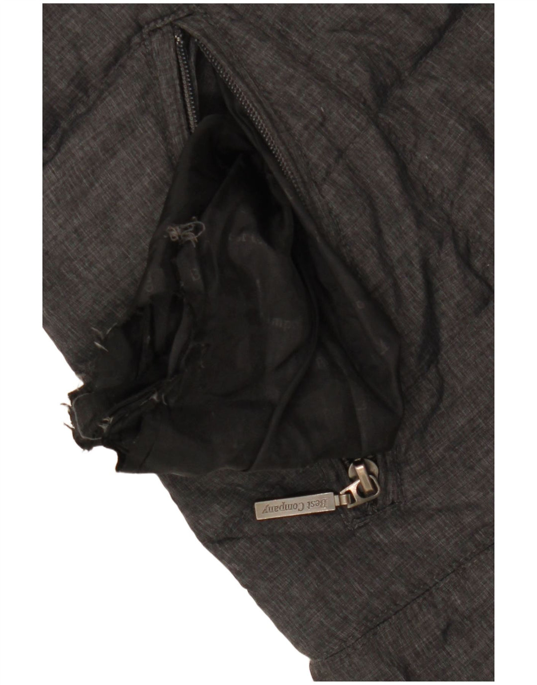 Damska kurtka ocieplana BEST COMPANY UK 14, duża, szara