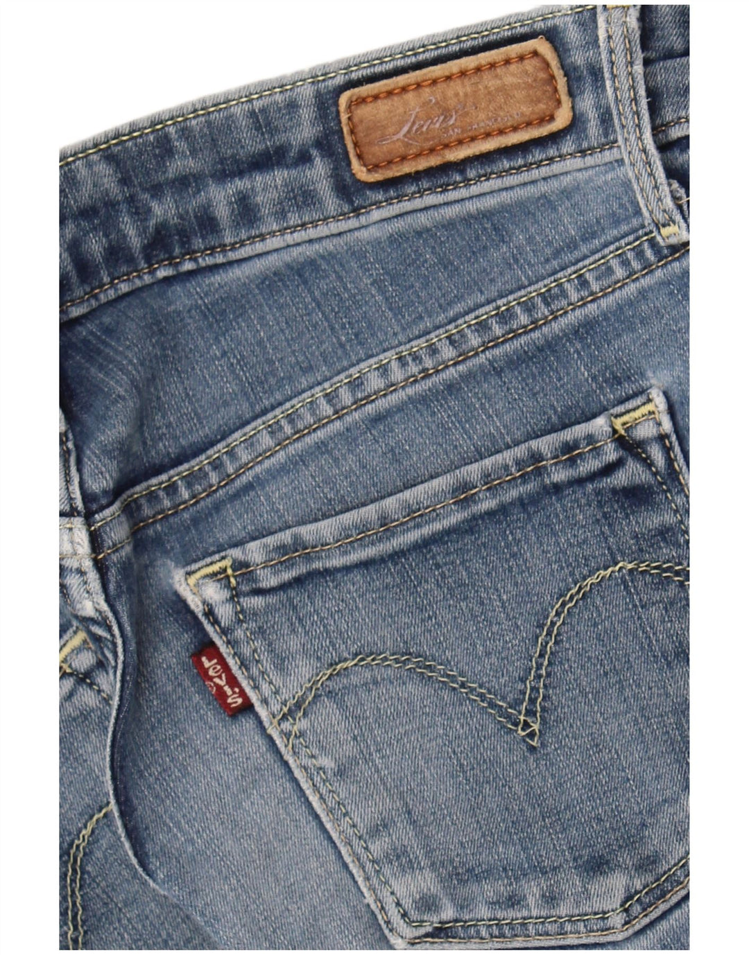 Damskie jeansy Skinny Levi's W28 L28 Niebieskie
