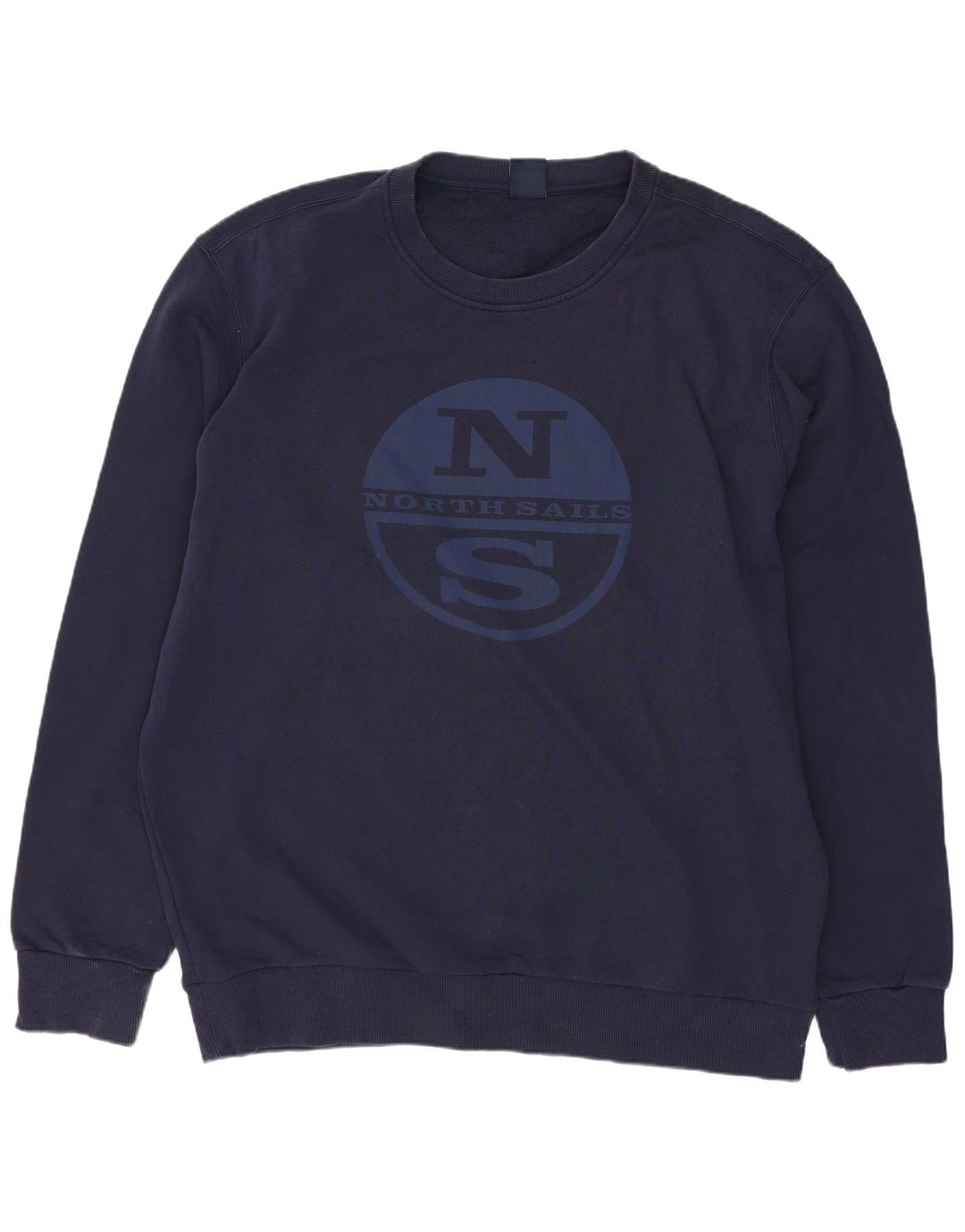 Męski sweter z grafiką North Sails, 3XL, granatowy, bawełniany
