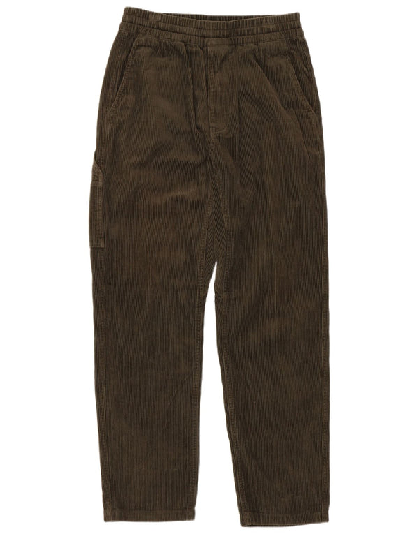 Damskie sztruksowe spodnie Carhartt Straight Cargo XS W25 L27 Bawełna khaki