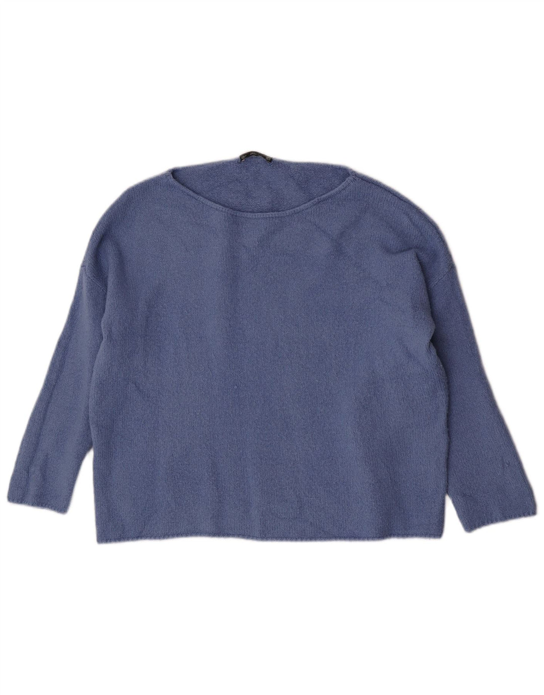 Sweter damski Zara z dekoltem w łódkę UK 14, średni niebieski