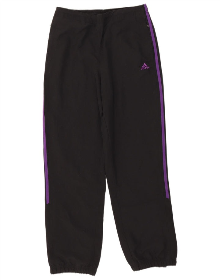 Damskie spodnie dresowe Adidas Joggers UK 12 Średni czarny poliester