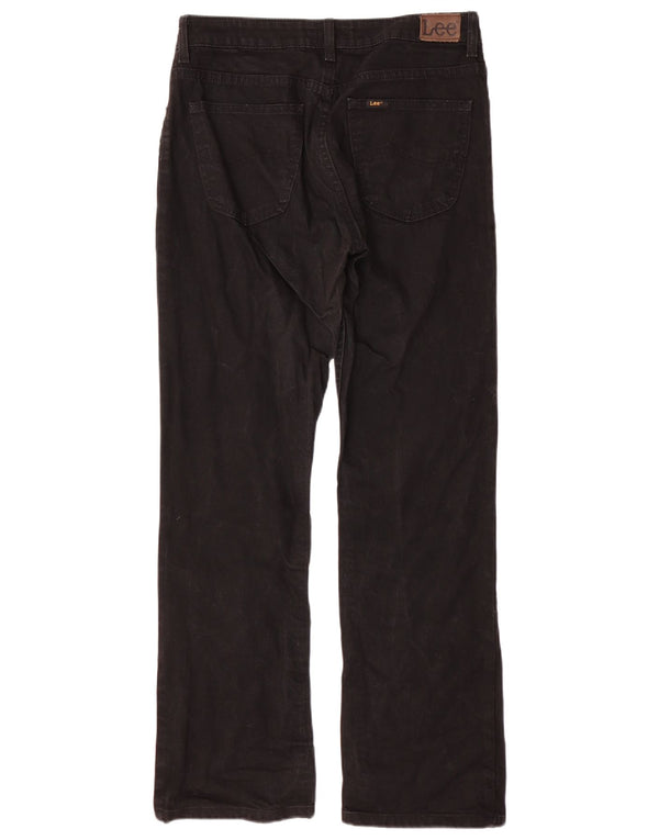 Damskie jeansy Bootcut LEE Cameron z wysokim stanem W33 L33 czarne