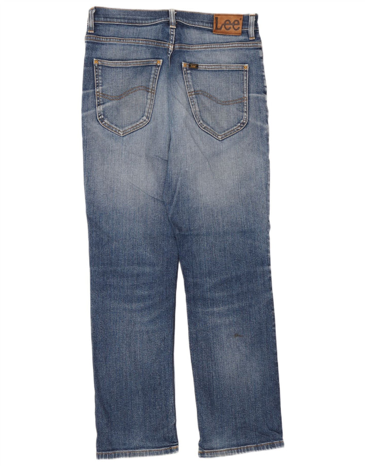 Męskie jeansy Lee Straight W32 L29 Niebieskie