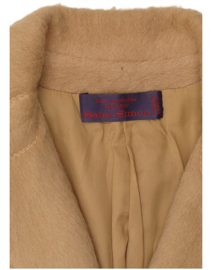 Płaszcz damski w stylu vintage IT 48 XL, beżowy