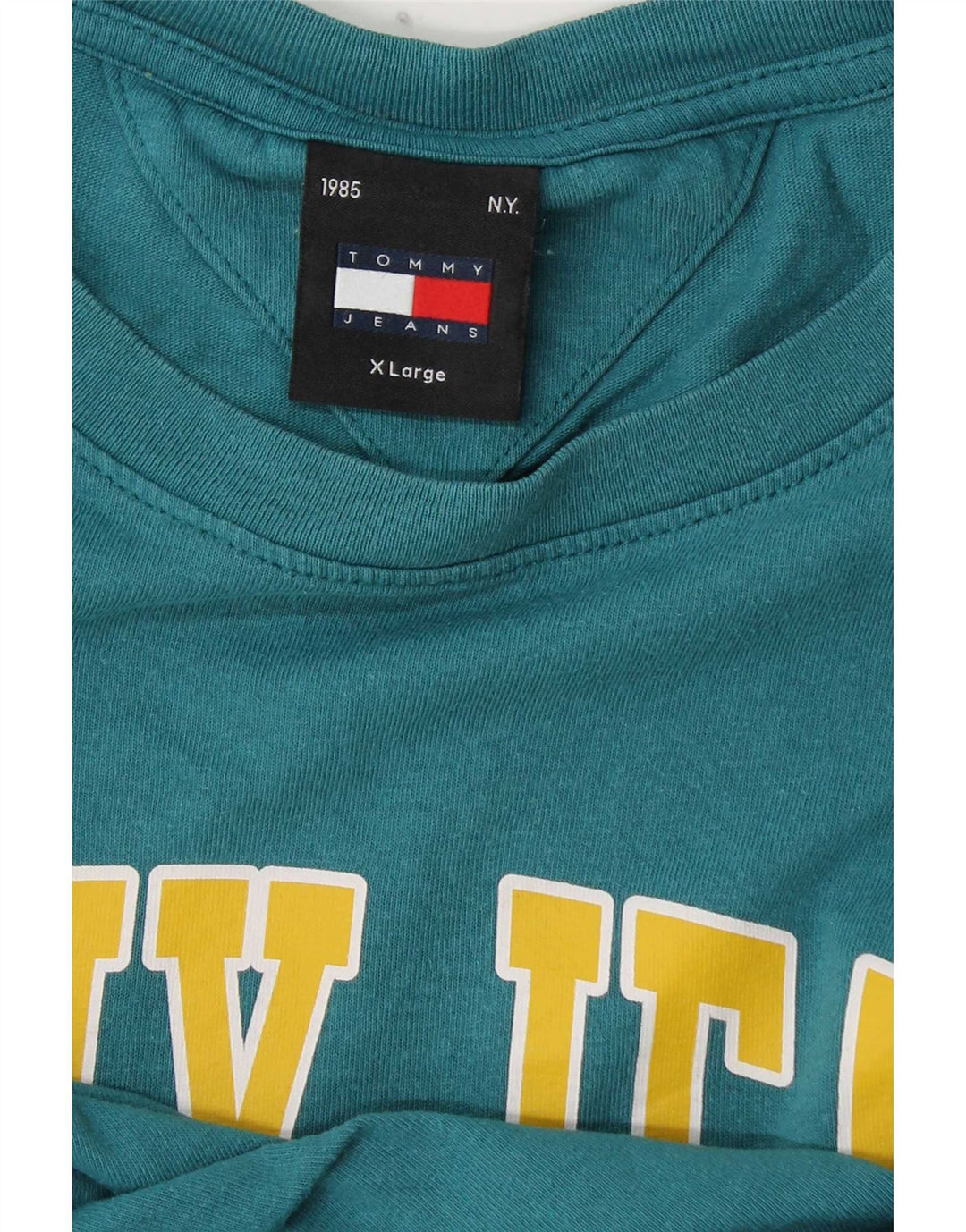 Męska koszulka graficzna Tommy Hilfiger Top XL niebieska