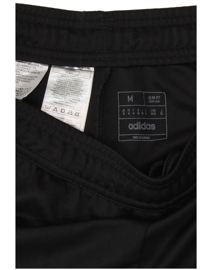 Męskie spodnie dresowe Adidas Aeroready Slim Fit, średni czarny poliester