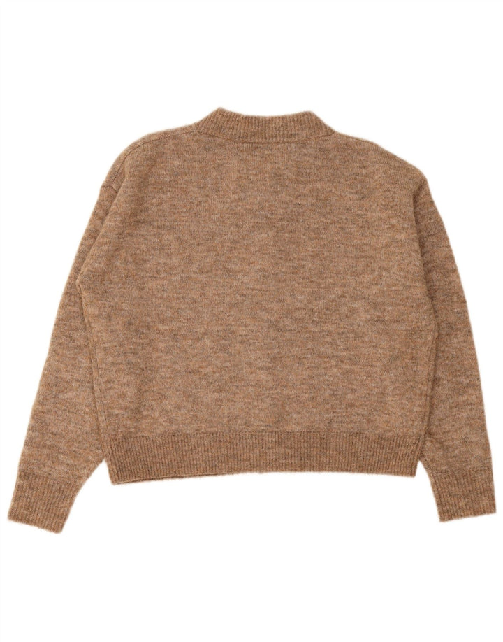 Sweter damski French Connection UK 14 Średni brązowy nakrapiany