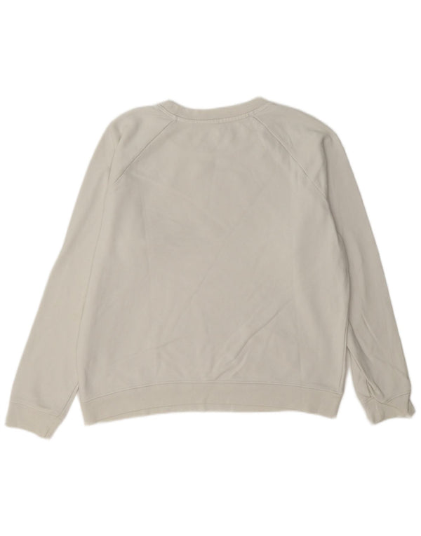 Damski sweter oversize Levi's z grafiką UK 10, mały, biały, bawełniany