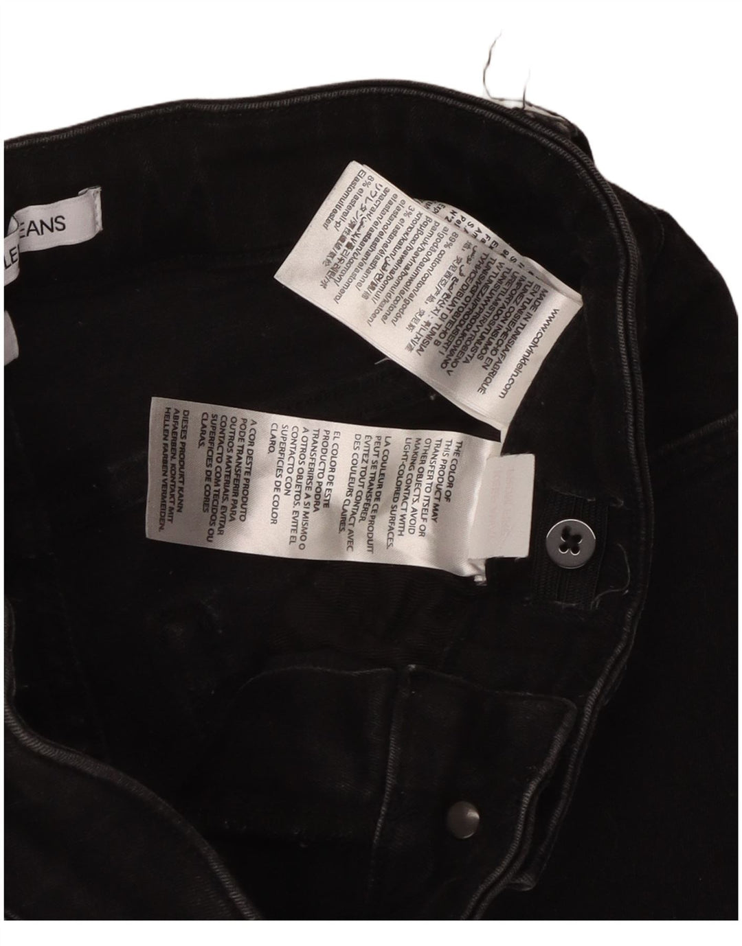 CALVIN KLEIN Dżinsy chłopięce Skinny 13-14 lat W26 L29 Czarna bawełna