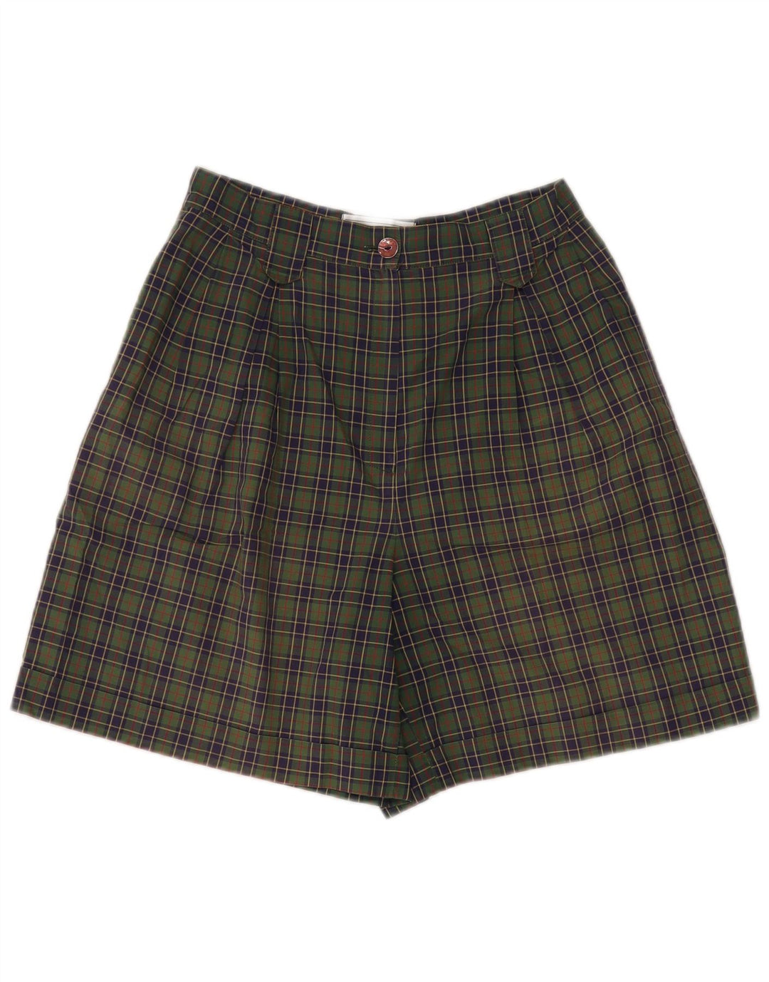 Damskie spodenki Chino All Over IT 44 Medium W28 w zieloną kratkę
