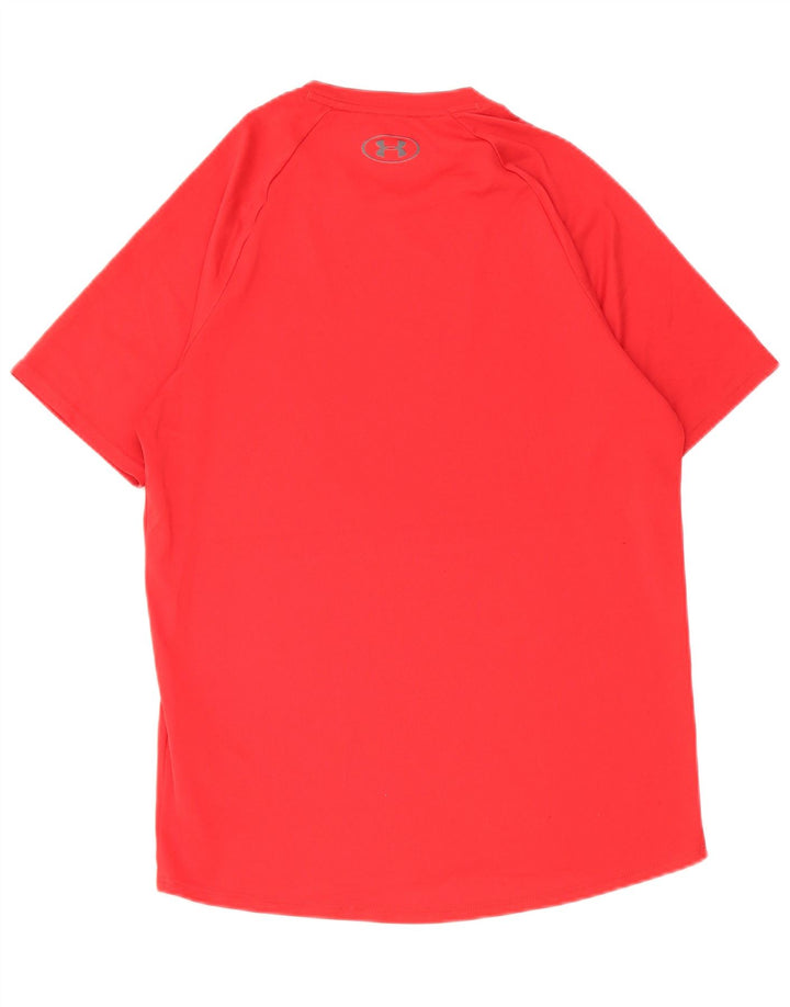 Under Armour Męski T-shirt Top Mały Czerwony Poliester