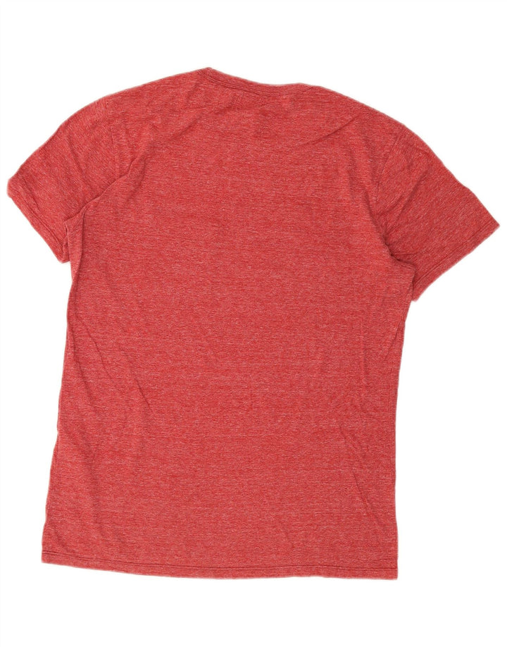 Męski t-shirt LEVI'S Top, mały, z czerwonej bawełny w cętki