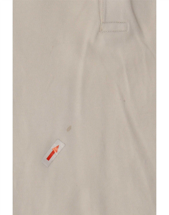 Męska koszulka polo Fred Perry, średnia biała bawełna
