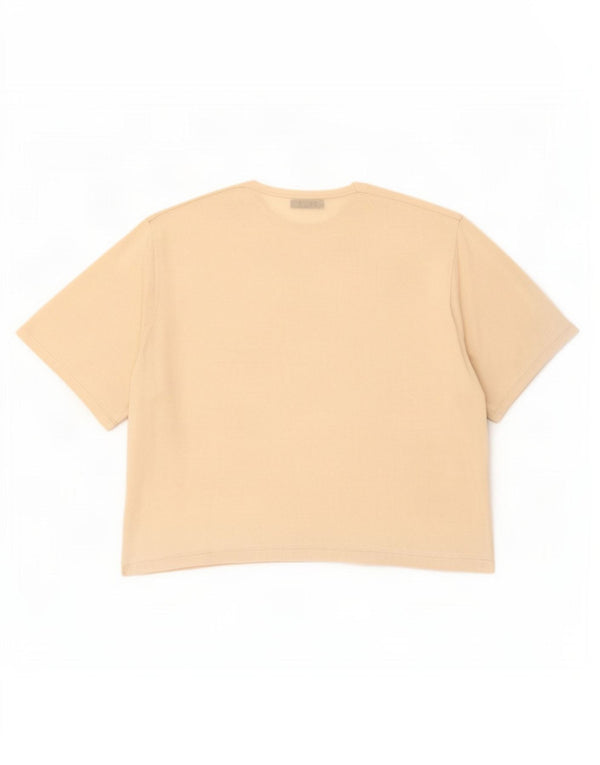 Damska koszulka oversize Zara Top UK 10 Small Off White Wiskoza