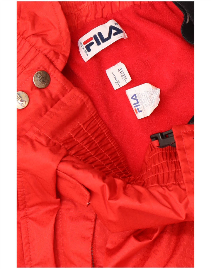 Zestaw 2-częściowy męskich nart Fila Graphic IT 48 Medium W30 L29 Czerwony, blok kolorów