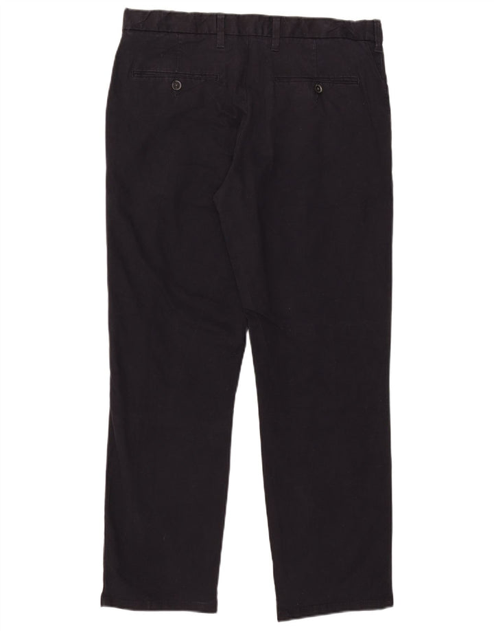 Męskie spodnie Chino Regular Marks & Spencer W34 L29 Czarne bawełniane