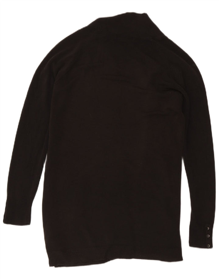 Marks & Spencer Damski sweter rozpinany UK 12 Średni czarny akryl