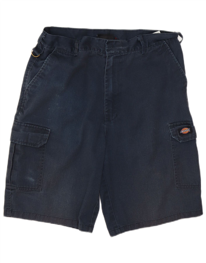 Męskie spodenki cargo Dickies W34, duże, granatowe, poliestrowe