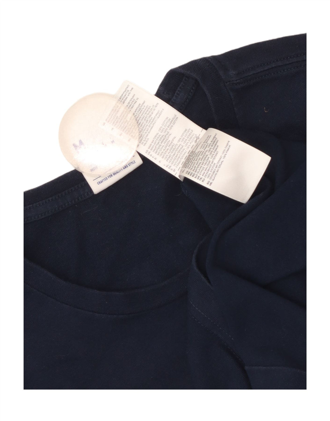 Męska koszulka z grafiką Reebok Top, średnia, granatowa, bawełniana