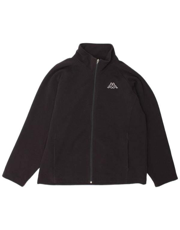 Damska kurtka dresowa Kappa UK 18 XL, czarna, poliester