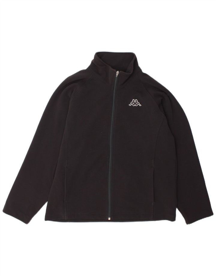Damska kurtka dresowa Kappa UK 18 XL, czarna, poliester