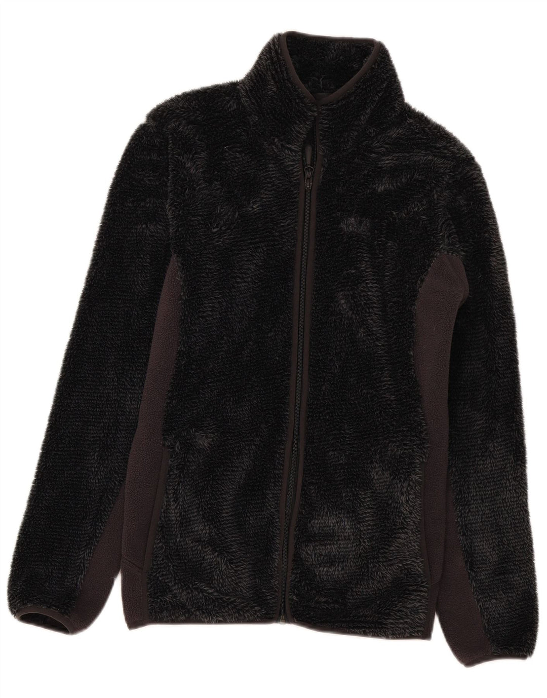 Damska kurtka polarowa Jack Wolfskin UK 14, poliester w kolorze średnioszarym