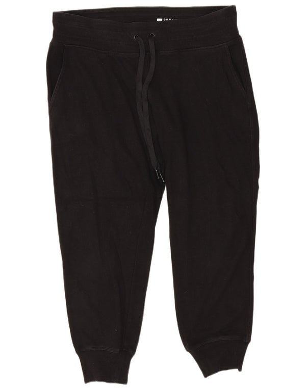 Damskie spodnie dresowe Dkny Graphic Crop Joggers UK 14 Medium Black