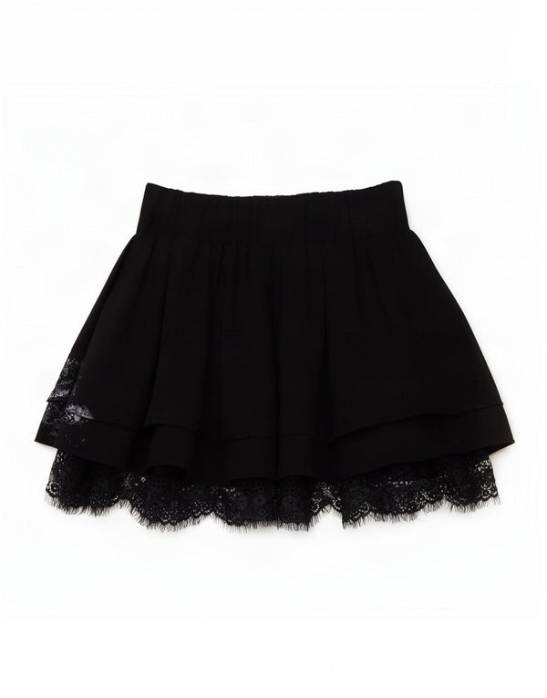 Minispódniczka Guess Dziewczęca 11-12 Lat W26 Czarna Bawełniana Paisley