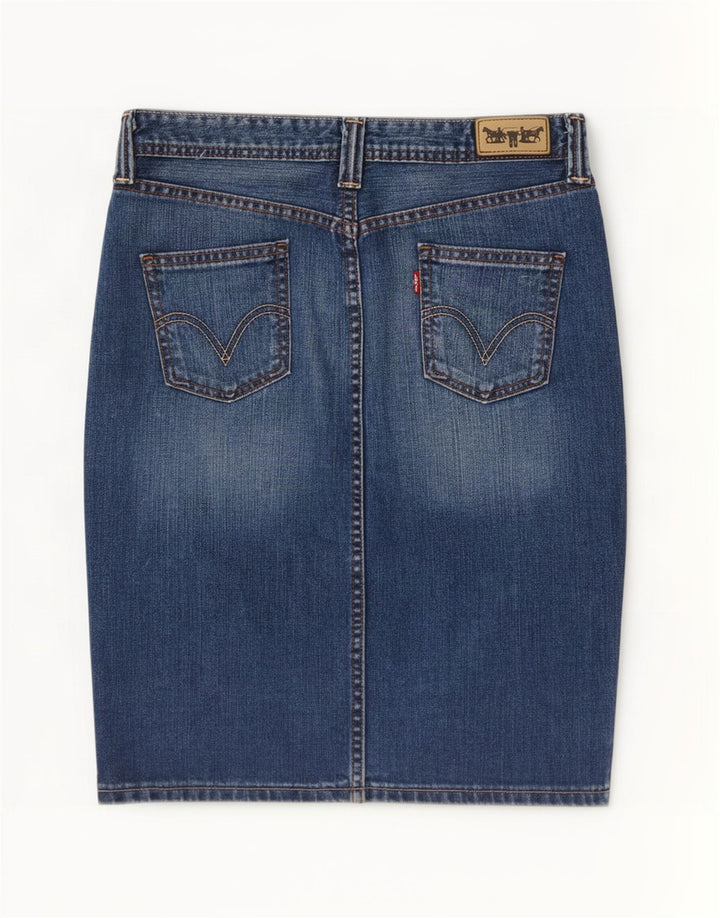 Damska spódnica dżinsowa Levi's Medium W30, niebieska bawełna