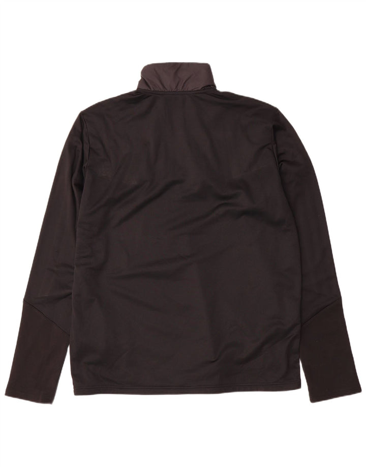 Adidas Męskie Aeroready Zip Neck Pullover Dres Top XL Czarny Kolorblok