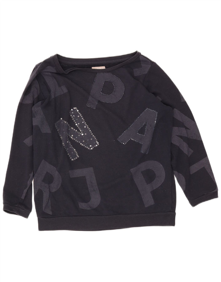 Damska bluza z grafiką NAPAPIJRI UK 14, duża, granatowa