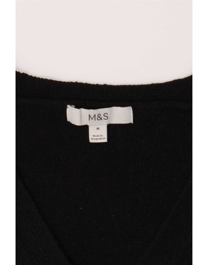 Marks & Spencer Damski sweter oversize UK 14, średni czarny