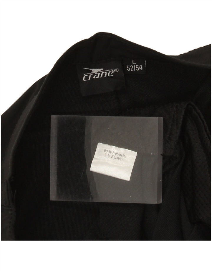 Męskie spodnie Crane IT 52/54 Large W34 L22 Czarny poliester
