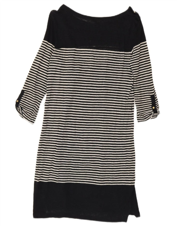 Sukienka damska Massimo Dutti z rękawem 3/4, UK 10, w małe czarne paski