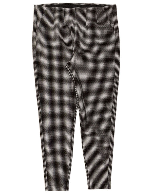 Spodnie damskie Marks & Spencer UK 18 XL W36 L28 Czarne pepitka