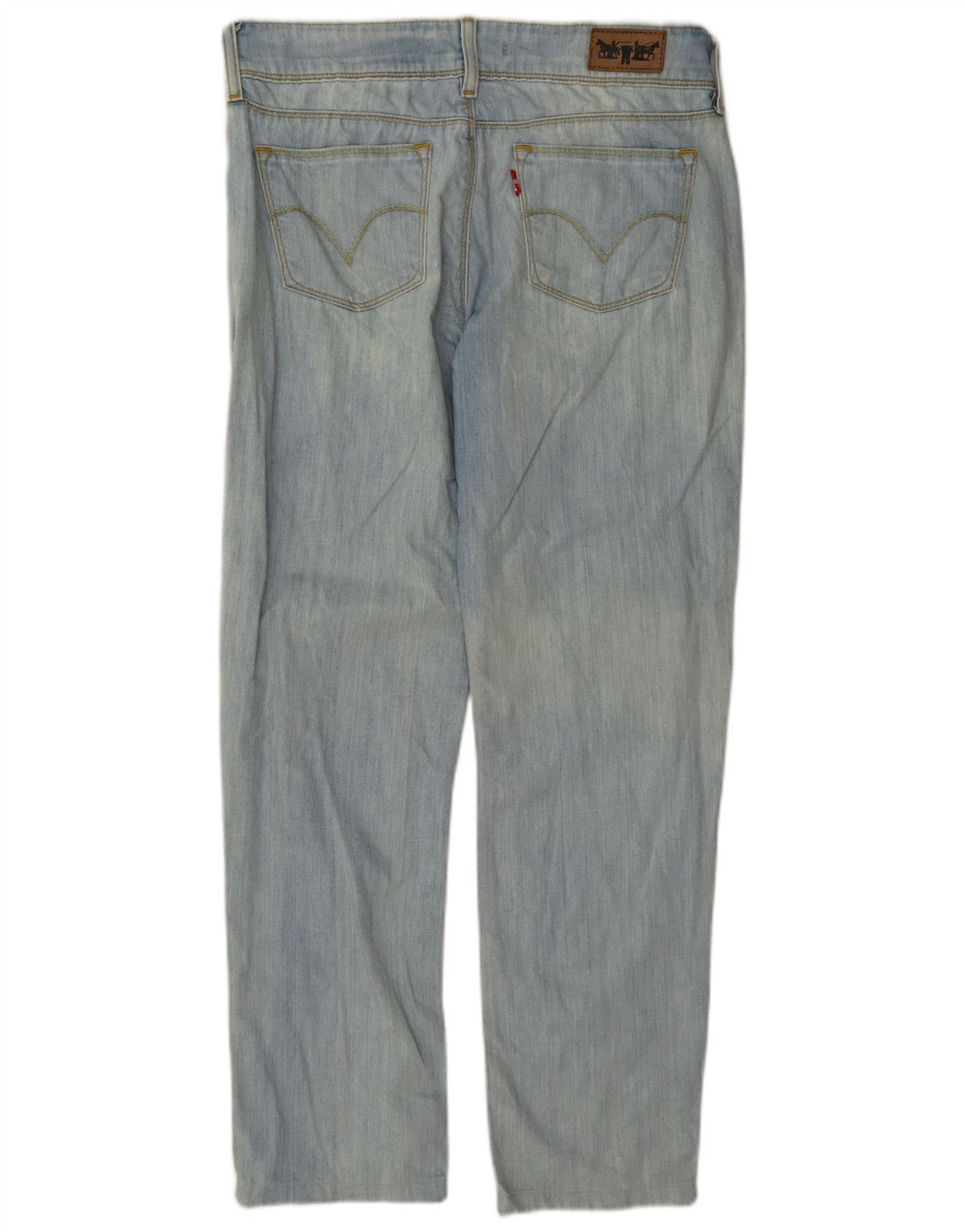 Damskie jeansy Levi's 570 Straight W30 L28 Niebieskie bawełniane