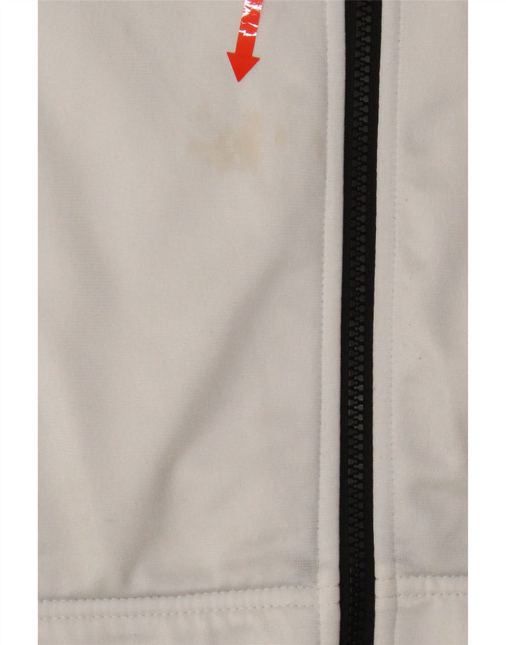 ADIDAS Mens Graphic Tracksuit Top Jacket Small Black Colourblock Polyester Vintage Adidas and Second-Hand Adidas from Messina Hembry 