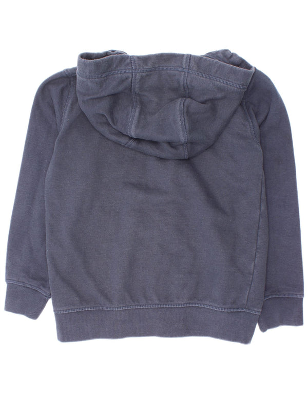 Jack Wills Chłopięcy sweter z kapturem i zamkiem błyskawicznym, 7-8 lat, granatowy, bawełniany