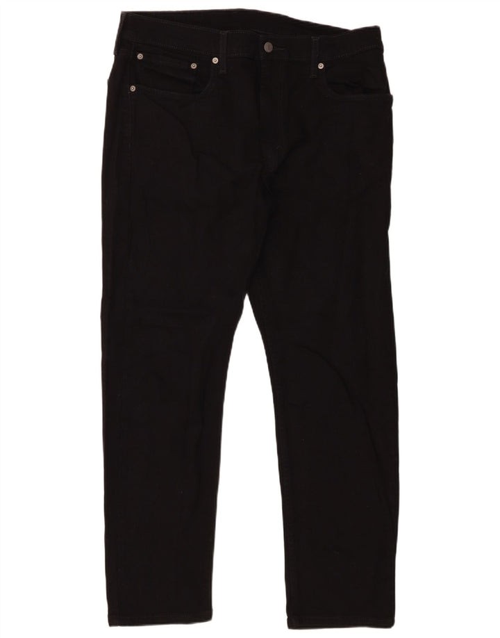 Męskie jeansy Levi's 502 Tapered W36 L30 Czarna bawełna