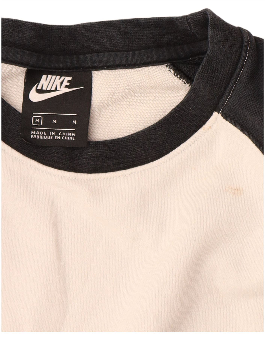 Męska bluza Nike z grafiką, bawełniana, średnioszara, z blokami kolorów