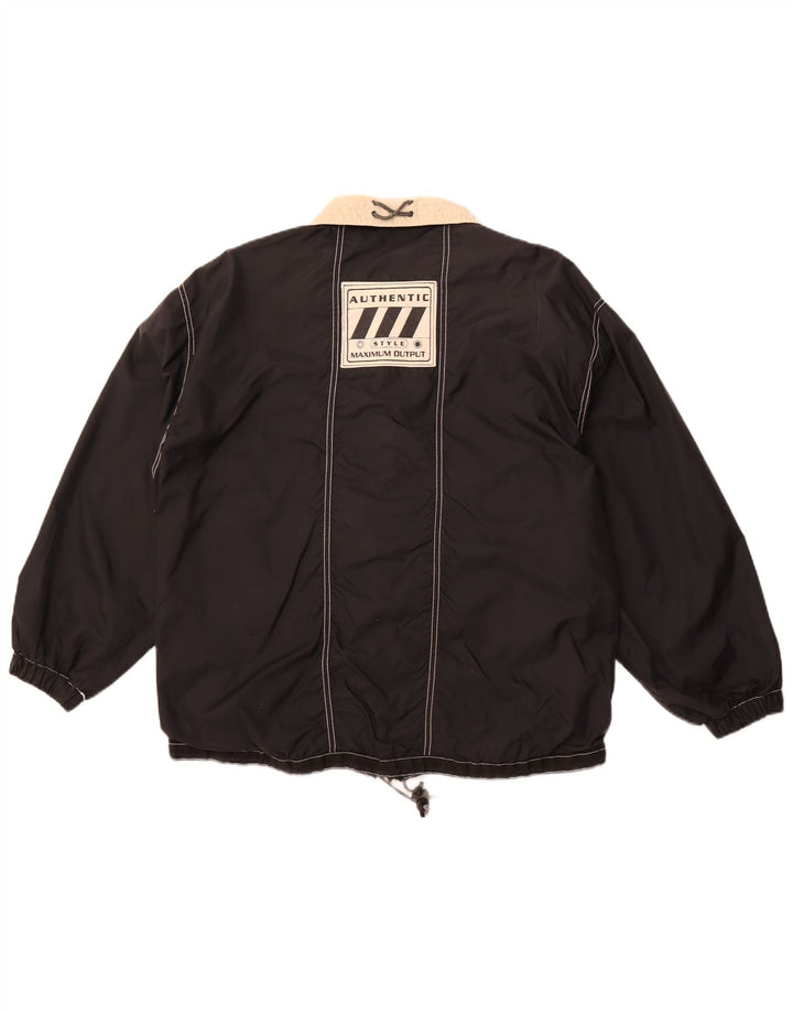 AUTENTYCZNA męska kurtka użytkowa o luźnym kroju UK 38, średnia czarna