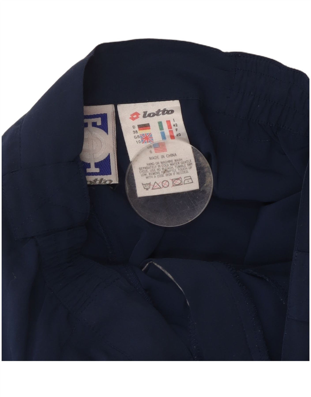 Spodenki damskie LOTTO Pegged Casual UK 10 Small W26 Granatowy poliester