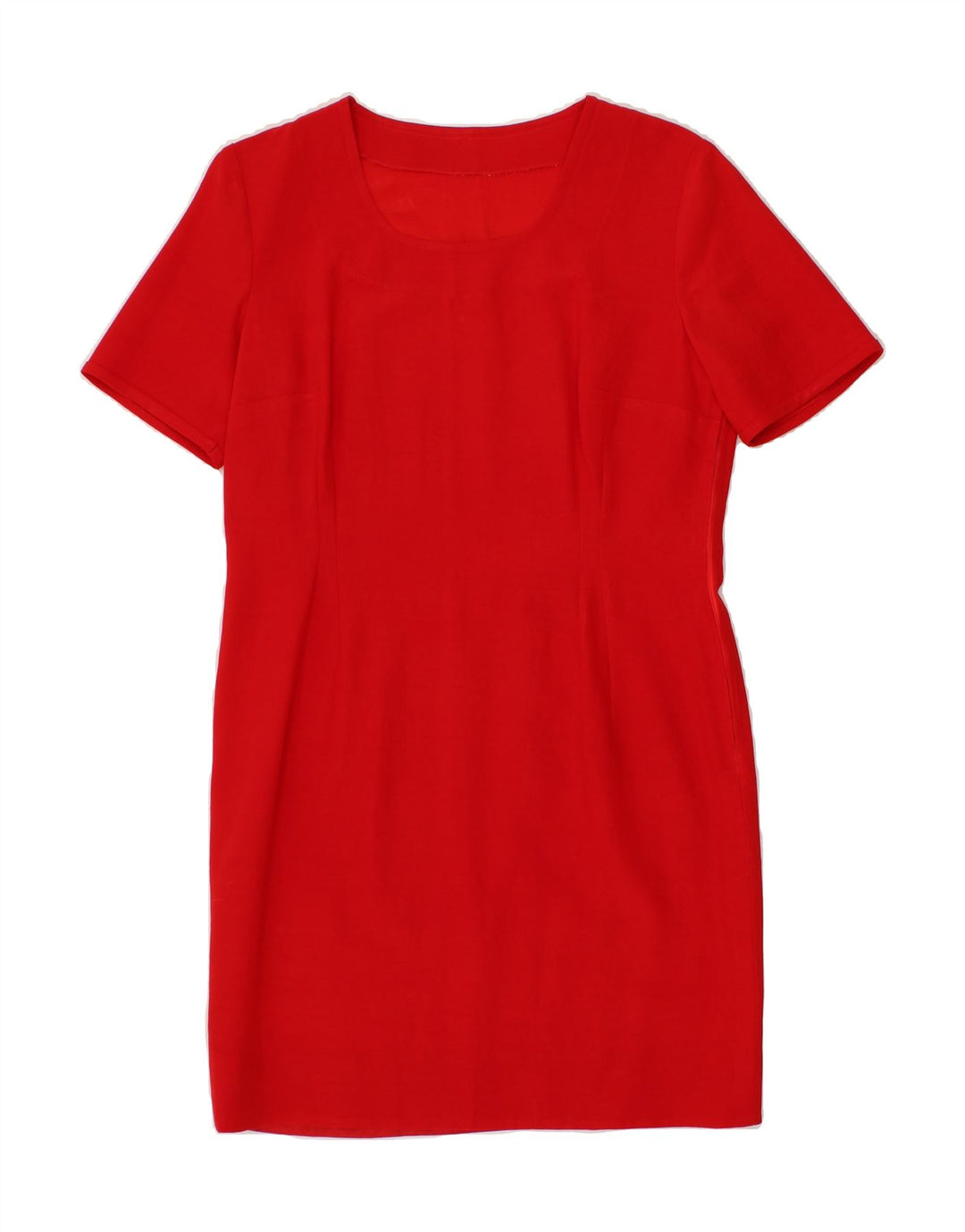 VINTAGE Womens Sheath Dress UK 12 Medium Red Vintage Vintage and Second-Hand Vintage from Messina Hembry 