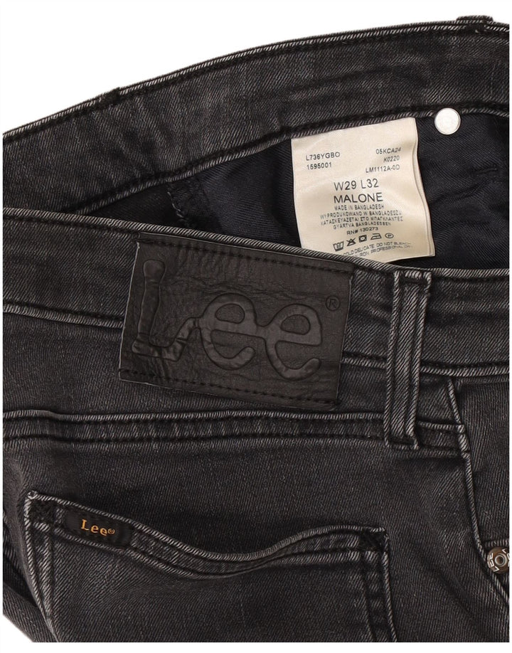 Damskie jeansy Lee Malone Skinny W29 L32, czarne, bawełniane