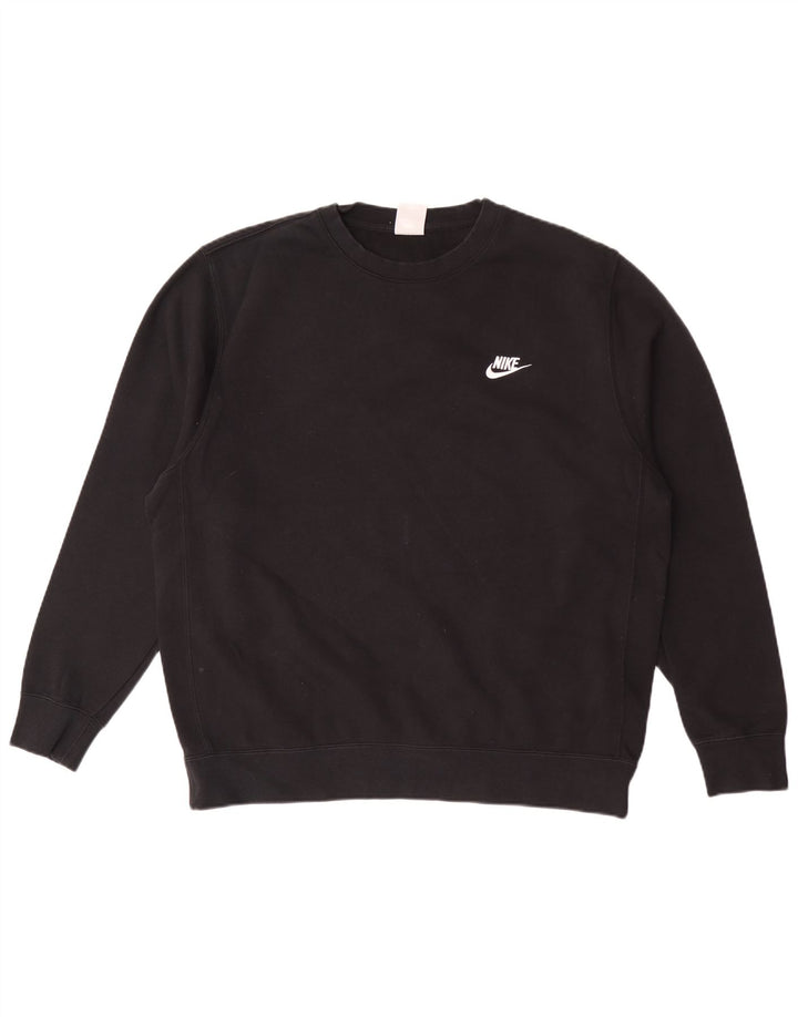 Bluza męska Nike, duża, czarna, bawełniana