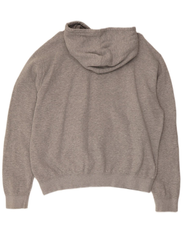Adidas Męska bluza z kapturem z grafiką XL, szara, nakrapiana bawełna