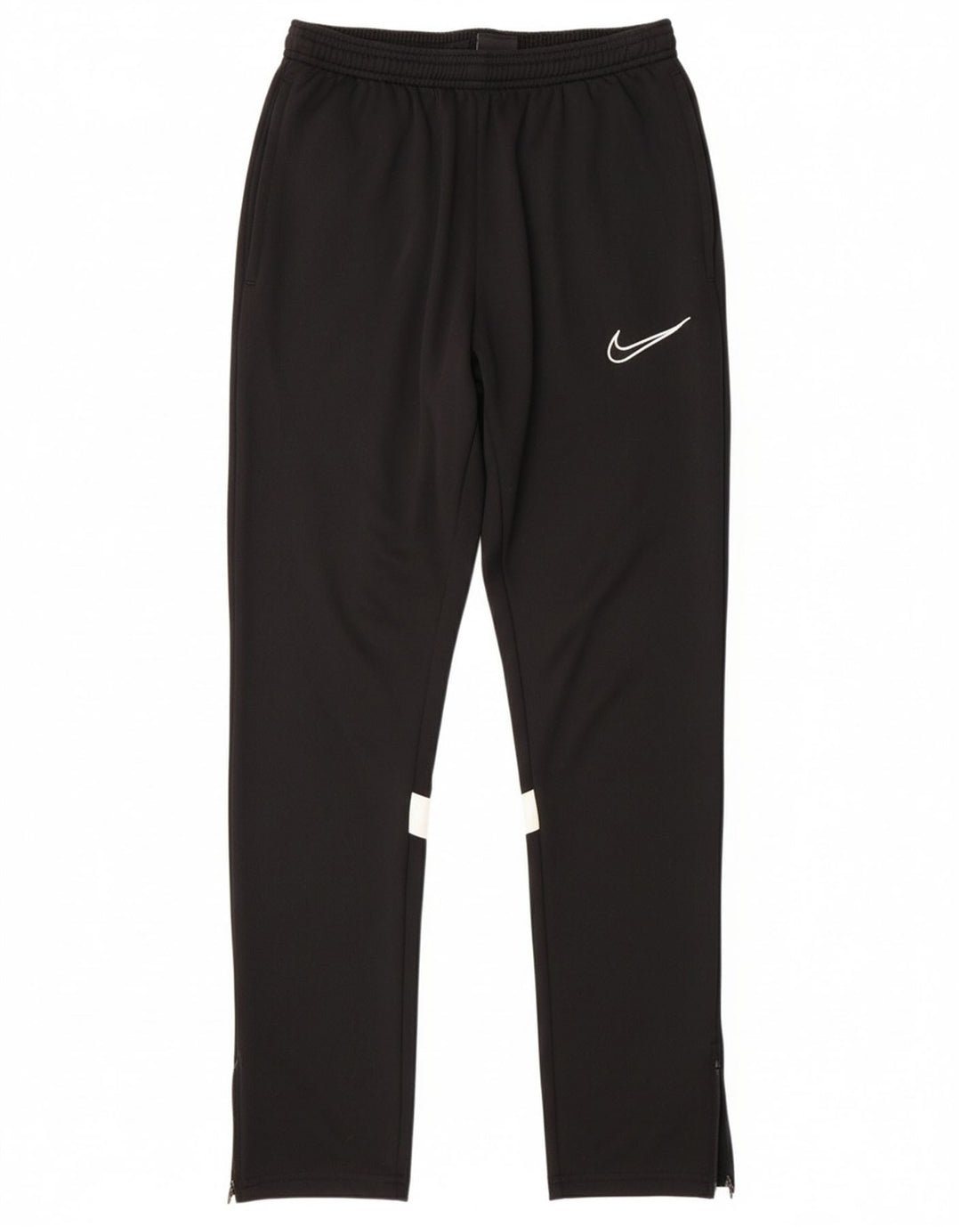 NIKE Womens Tracksuit Trousers UK 10 Small  Black Colourblock Polyester