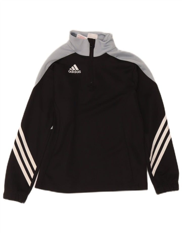 Adidas Chłopięcy Climalite Sweter Dresowy Top 7-8 Lat Mały Czarny