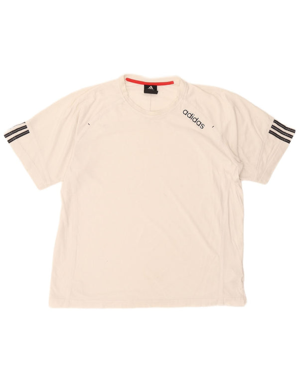 Adidas Męska koszulka Top XL Biała bawełna